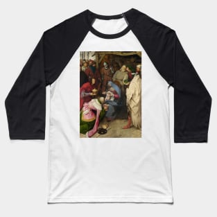 The Adoration of the Kings by Pieter Bruegel the Elder Baseball T-Shirt